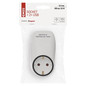 Preview: Emos Steckdosenadapter 1-fach mit 2xUSB Weiß P0072
