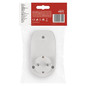 Preview: Emos Steckdosenadapter 1-fach mit 2xUSB Weiß P0072