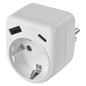 Preview: Emos Steckdosenadapter 1-fach USB-A+USB-C Weiß P0075
