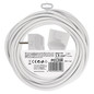 Preview: Emos Verlängerungskabel 10m 1,5mm² Weiß PVC P0120R