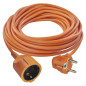 Preview: Emos Verlängerungskabel Außen 15m 1,5mm² Orange PVC P01215R