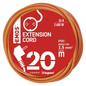 Preview: Emos Verlängerungskabel Außen 20m 1,5mm² Orange PVC P01220R