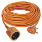 Preview: Emos Verlängerungskabel Außen 30m 1,5mm² Orange PVC P01230R