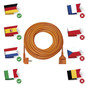 Preview: Emos Verlängerungskabel Außen 30m 1,5mm² Orange PVC P01230R