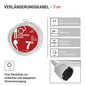 Preview: Emos Verlängerungskabel 7m 1,5mm² Weiß PVC P0127R