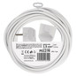 Preview: Emos Verlängerungskabel 7m 1,5mm² Weiß PVC P0127R