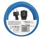 Preview: Emos Verlängerungskabel Außen wetterfest 20m 1,5mm² Blau PVC IP44 P01520W