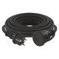 Preview: Emos Verlängerungskabel Außen 5m 1,5mm² Schwarz Gummi IP44 P01805