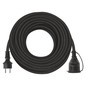 Preview: Emos Verlängerungskabel Außen 25m 2,5mm² Schwarz Gummi IP44 P01825R