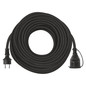 Preview: Emos Verlängerungskabel Außen 30m 1,5mm² Schwarz Gummi IP44 P01830