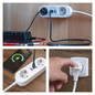 Preview: Emos Verlängerungskabel 2-fach 2xUSB-A+1xUSB-C 1,5m Weiß P0221U