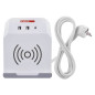 Preview: Emos Verlängerungskabel Würfel 2-fach 2xUSB-A+1xUSB-C+Qi 2m Weiß P0222CQ