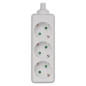 Preview: Emos Steckdosenadapter 3-fach ohne Kabel Weiß P0320