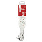 Preview: Emos Steckdosenleiste 3-fach 3m Weiß PVC P0323R