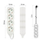 Preview: Emos Steckdosenleiste 4-fach 1,5m Weiß PVC P0421R