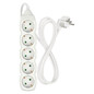Preview: Emos Steckdosenleiste 5-fach 1,5m Weiß PVC P0521R