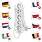 Preview: Emos Steckdosenleiste 5-fach 3m Weiß PVC P0523R