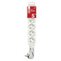 Preview: Emos Steckdosenleiste 5-fach 5m Weiß PVC P0525R