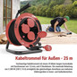 Preview: Emos Kabeltrommel 4-fach 25m 1,0mm² Gummi P082251