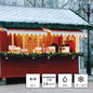Preview: Emos Kabeltrommel wetterfest 3-fach 2xUSB-A 20m Blau P08620W