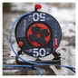 Preview: Emos Kabeltrommel wetterfest 4-fach 50m Blau P08650W