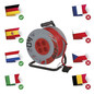 Preview: Emos Kabeltrommel 4-fach 40m 2,5mm² PVC P09240M