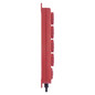 Preview: Emos Steckdosenleiste 4-fach mit Schalter 5m IP44 Schwarz Rot Gummi P14251