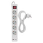 Preview: Emos Steckdosenleiste 5-fach mit Schalter USB-A+USB-C 3m Weiß P1523CU