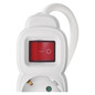 Preview: Emos Steckdosenleiste 6-fach mit Schalter 1,5m Weiß PVC P1621R