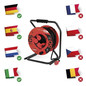 Preview: Emos Kabeltrommel 4-fach 50m 2,5mm² Gummi P19221