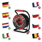 Preview: Emos Kabeltrommel Metall 4-fach 40m 2,5mm² Gummi P19224