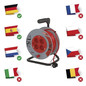 Preview: Emos Kabeltrommel 4-fach 15m 1,0mm² PVC P19515