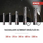 Preview: Emos LED Akku-Taschenlampe 600lm Grau Aluminium P3180