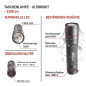 Preview: Emos LED Akku-Taschenlampe 1200lm Grau Aluminium P3190
