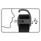 Preview: Emos LED Stirnlampe 330lm Grau P3531