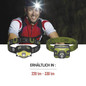 Preview: Emos LED Stirnlampe 330lm Grün-schwarz P3539