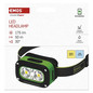 Preview: Emos LED Stirnlampe 175lm Akku Grün-schwarz P3545