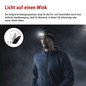 Preview: Emos LED Stirnlampe 175lm Akku Grün-schwarz P3545