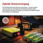 Preview: Emos LED Stirnlampe 550lm Akku Schwarz-grün P3546