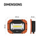 Preview: Emos LED Arbeitsleuchte 700lm Schwarz-orange 14,5x10,5cm P4113