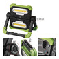 Preview: Emos LED Arbeitsleuchte 2000lm Akku Schwarz-grün 21x14cm P4536