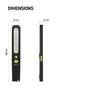 Preview: Emos LED Arbeitsleuchte 700lm Akku Grün-schwarz P4538