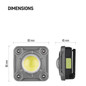 Preview: Emos LED Arbeitsleuchte 1200lm Akku Grau P4543