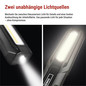 Preview: Emos LED Arbeitsleuchte 500lm Akku Grün-schwarz P4546