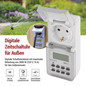 Preview: Emos Zeitschaltuhr digital IP44 für Außen 10 Programme P5525N