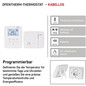 Preview: Emos Raumthermostat OpenTherm programmierbar kabellos 7-30°C 0,2°C P5611OT