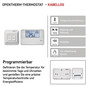Preview: Emos Raumthermostat OpenTherm programmierbar kabellos 5-35°C P5616OT