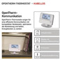 Preview: Emos Raumthermostat OpenTherm programmierbar kabellos 5-35°C P5616OT