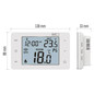 Preview: Emos Raumthermostat GoSmart WiFi programmierbar verkabelt 5-35°C P56201