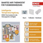 Preview: Emos Fußbodenheizungs-Thermostat GoSmart Fußbodenheizung Unterputz WiFi 1-70°C P56201UF